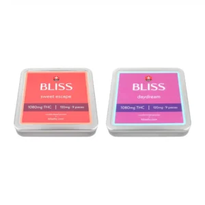 Bliss – Day Dream/Sweet Escape Cannabis Infused Gummies (1080mg THC)